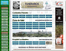 Tablet Screenshot of funerarios.net